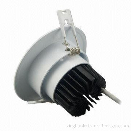 12W LED COB downlight, 12W Sharp COB, 100 to 110lm/W, new design with forging heat shell